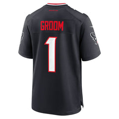 Houston Texans Nike Number 1 Groom Game Jersey