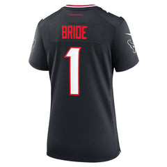 Houston Texans Nike Number 1 Bride Women's Game Jersey