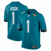 Jacksonville Jaguars Nike Number 1 Groom Game Jersey