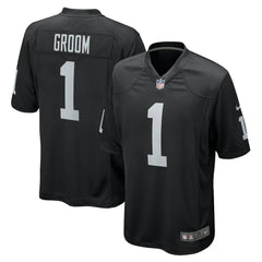 Las Vegas Raiders Nike Number 1 Groom Game Jersey