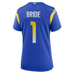 Los Angeles Rams Nike Number 1 Bride Women's Game Jersey