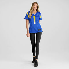 Los Angeles Rams Nike Number 1 Bride Women's Game Jersey