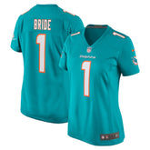 Miami Dolphins Nike Number 1 Bride Women's Game Jersey