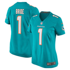 Miami Dolphins Nike Number 1 Bride Women's Game Jersey