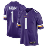 Minnesota Vikings Nike Number 1 Groom Game Jersey