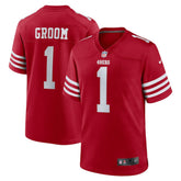 San Francisco 49ers Nike Number 1 Groom Game Jersey