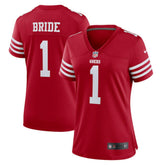 San Francisco 49ers Nike Number 1 Bride Women's Game Jersey