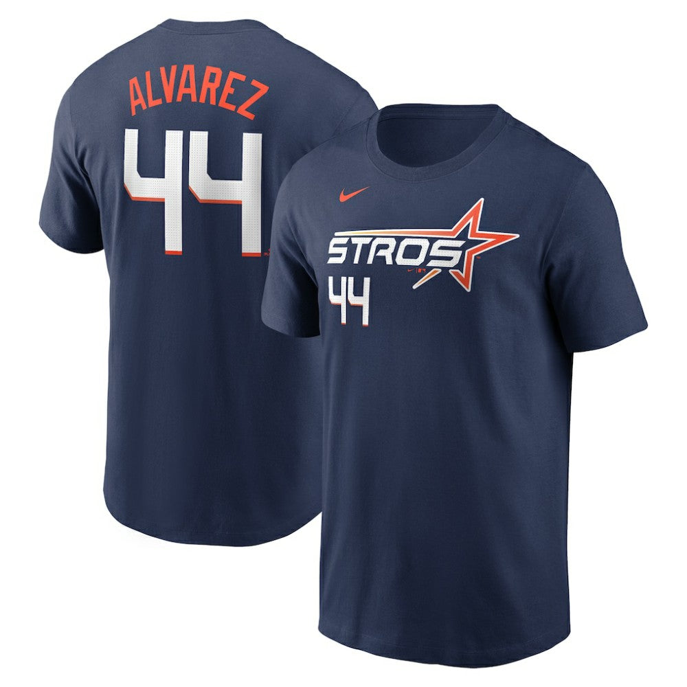 Yordan Alvarez Houston Astros Nike 2025 City Connect Fuse Name & Number T-Shirt | MLB Outlet