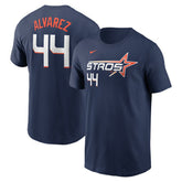Yordan Alvarez Houston Astros Nike 2025 City Connect Fuse Name & Number T-Shirt | MLB Outlet