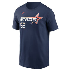 Bryan Abreu Houston Astros Nike 2025 City Connect Fuse Name & Number T-Shirt | MLB Near me