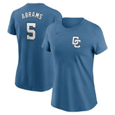 CJ Abrams Washington Nationals Nike Women's 2025 City Connect Fuse Name & Number T-Shirt | MLB Discount