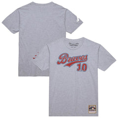 Chipper Jones Atlanta Braves Mitchell & Ness Cooperstown Collection Player T-Shirt | MLB Outlet