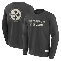 Pittsburgh Steelers Fanatics Elements Future Ground Lettering Pullover Sweatshirt
