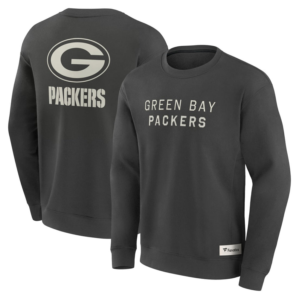 Green Bay Packers Fanatics Elements Future Ground Lettering Pullover Sweatshirt