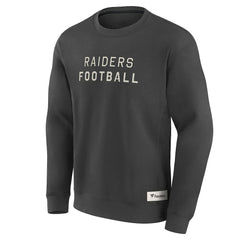 Las Vegas Raiders Fanatics Elements Future Ground Lettering Pullover Sweatshirt