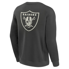 Las Vegas Raiders Fanatics Elements Future Ground Lettering Pullover Sweatshirt