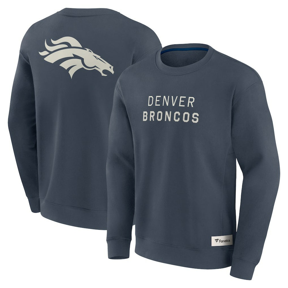 Denver Broncos Fanatics Elements Future Ground Lettering Pullover Sweatshirt