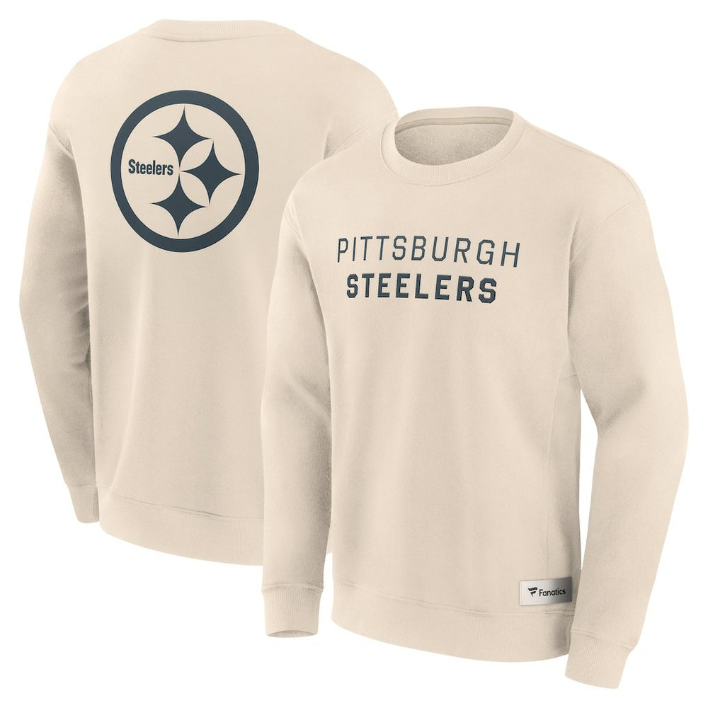 Pittsburgh Steelers Fanatics Elements Future Ground Lettering Pullover Sweatshirt