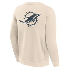 Miami Dolphins Fanatics Elements Future Ground Lettering Pullover Sweatshirt
