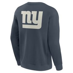 New York Giants Fanatics Elements Future Ground Lettering Pullover Sweatshirt