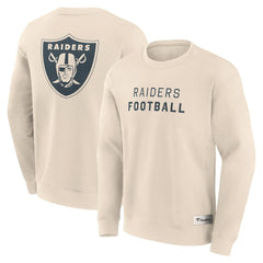 Las Vegas Raiders Fanatics Elements Future Ground Lettering Pullover Sweatshirt