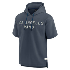 Los Angeles Rams Fanatics Elements Future Ground Lettering Short Sleeve Pullover Hoodie