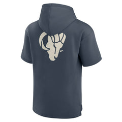 Los Angeles Rams Fanatics Elements Future Ground Lettering Short Sleeve Pullover Hoodie