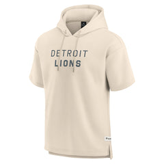 Detroit Lions Fanatics Elements Future Ground Lettering Short Sleeve Pullover Hoodie