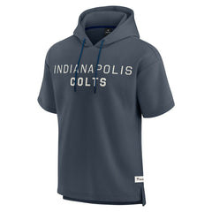 Indianapolis Colts Fanatics Elements Future Ground Lettering Short Sleeve Pullover Hoodie