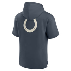 Indianapolis Colts Fanatics Elements Future Ground Lettering Short Sleeve Pullover Hoodie