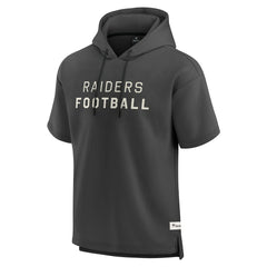 Las Vegas Raiders Fanatics Elements Future Ground Lettering Short Sleeve Pullover Hoodie