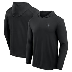Las Vegas Raiders Fanatics Front Office Power Mono Long Sleeve Hoodie T-Shirt