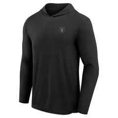 Las Vegas Raiders Fanatics Front Office Power Mono Long Sleeve Hoodie T-Shirt