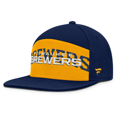 Milwaukee Brewers Fanatics Clubhouse Splitter Snapback Hat | MLB Near me