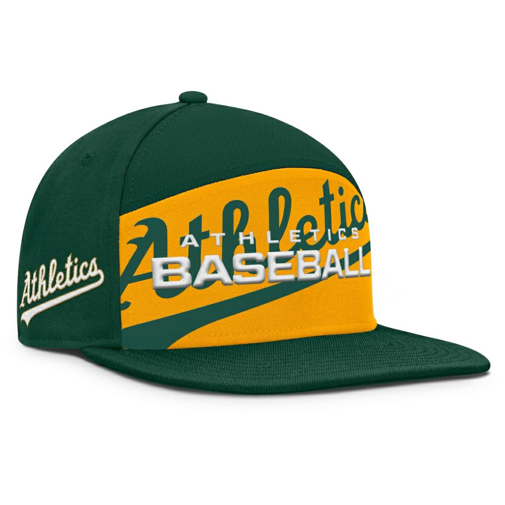 Athletics Fanatics Clubhouse Splitter Snapback Hat | MLB On Sale
