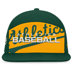 Athletics Fanatics Clubhouse Splitter Snapback Hat | MLB On Sale