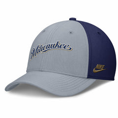Milwaukee Brewers Nike Rise Swoosh Performance Flex Hat | MLB For sale