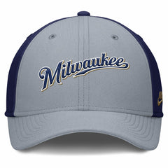 Milwaukee Brewers Nike Rise Swoosh Performance Flex Hat | MLB For sale