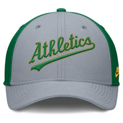 Athletics Nike Rise Swoosh Performance Flex Hat | MLB New