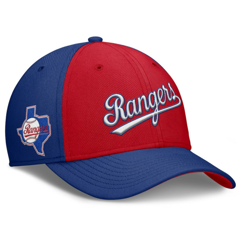 Texas Rangers Nike Rise Swoosh Performance Flex Hat | MLB On Sale
