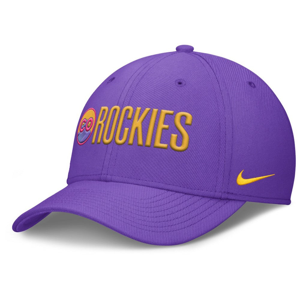 Colorado Rockies Nike 2025 City Connect Rise Swoosh Performance Flex Hat | MLB Shop