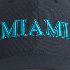 Miami Marlins Nike 2025 City Connect Performance Swoosh Flex Hat | MLB Outlet