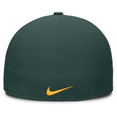 Athletics Nike Wordmark Dri-FIT Round Bill True Fitted Hat | MLB On Sale