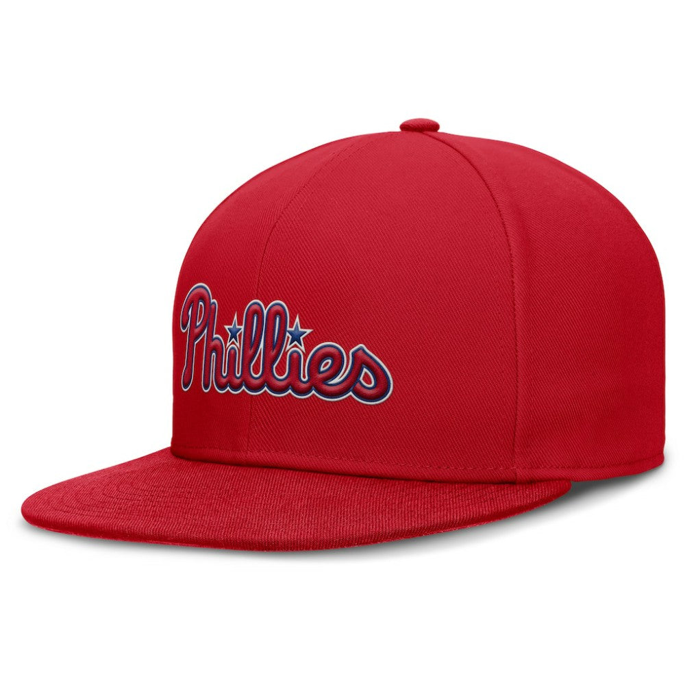 Philadelphia Phillies Nike Wordmark Dri-FIT Round Bill True Fitted Hat | MLB US