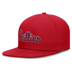 Philadelphia Phillies Nike Wordmark Dri-FIT Round Bill True Fitted Hat | MLB US