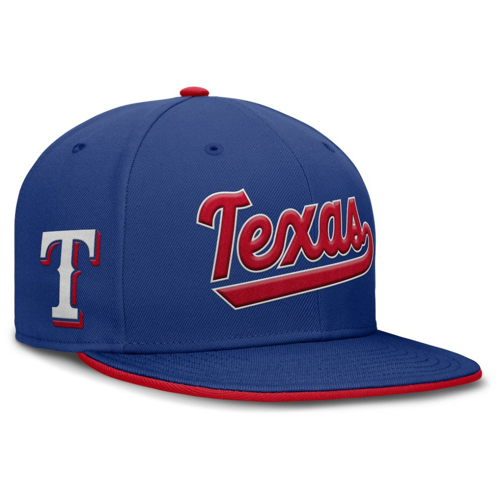 Texas Rangers Nike Primetime Dri-FIT Round Bill True Fitted Hat | MLB New