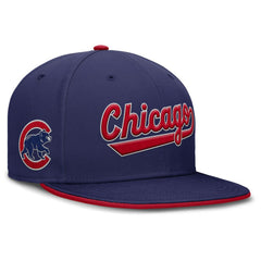 Chicago Cubs Nike Primetime Dri-FIT Round Bill True Fitted Hat | MLB Discount