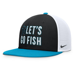 Miami Marlins Nike Pro Performance Trucker Snapback Hat | MLB Discount