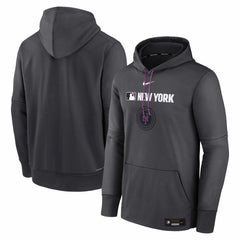 New York Mets Nike Authentic Collection City Connect Therma Pullover Hoodie | MLB Outlet