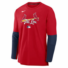 St. Louis Cardinals Nike 2025 City Connect Authentic Collection Player Dri-FIT Lightweight Pullover | MLB New